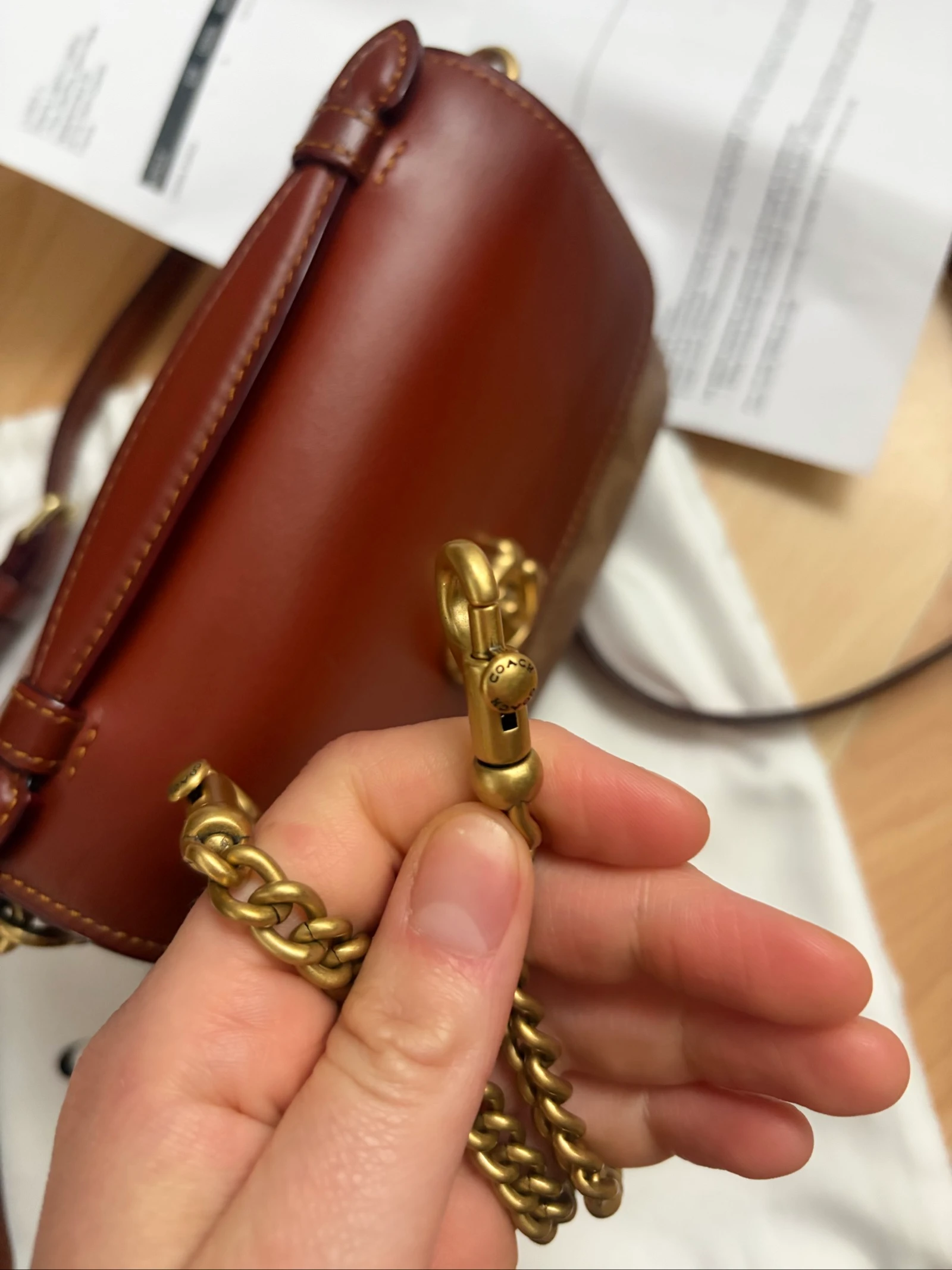 Bolsa de ombro coach Cassie 17 Signature – photo 13
